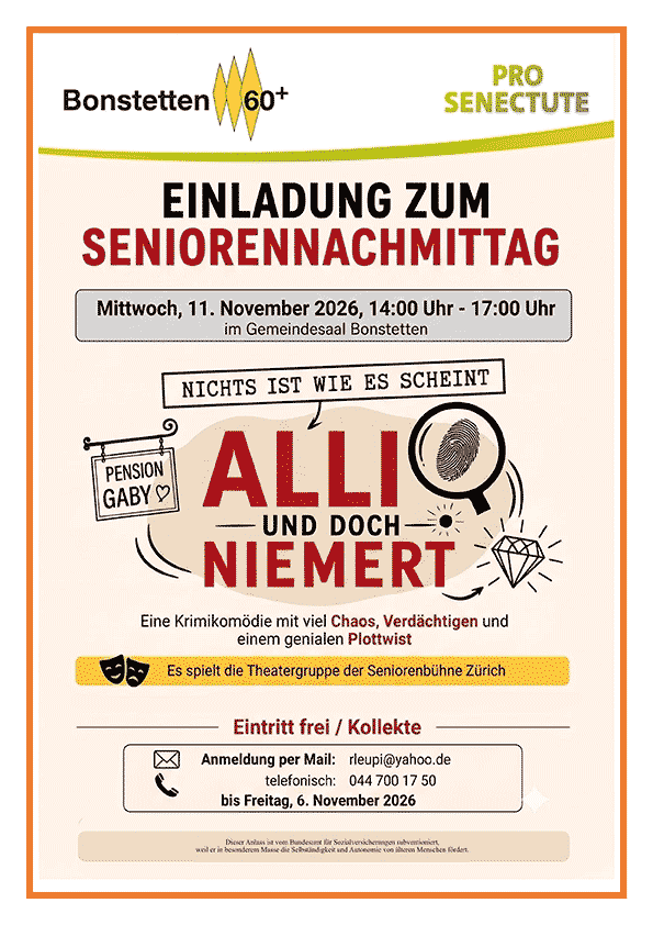 Theaternachmittag im November
